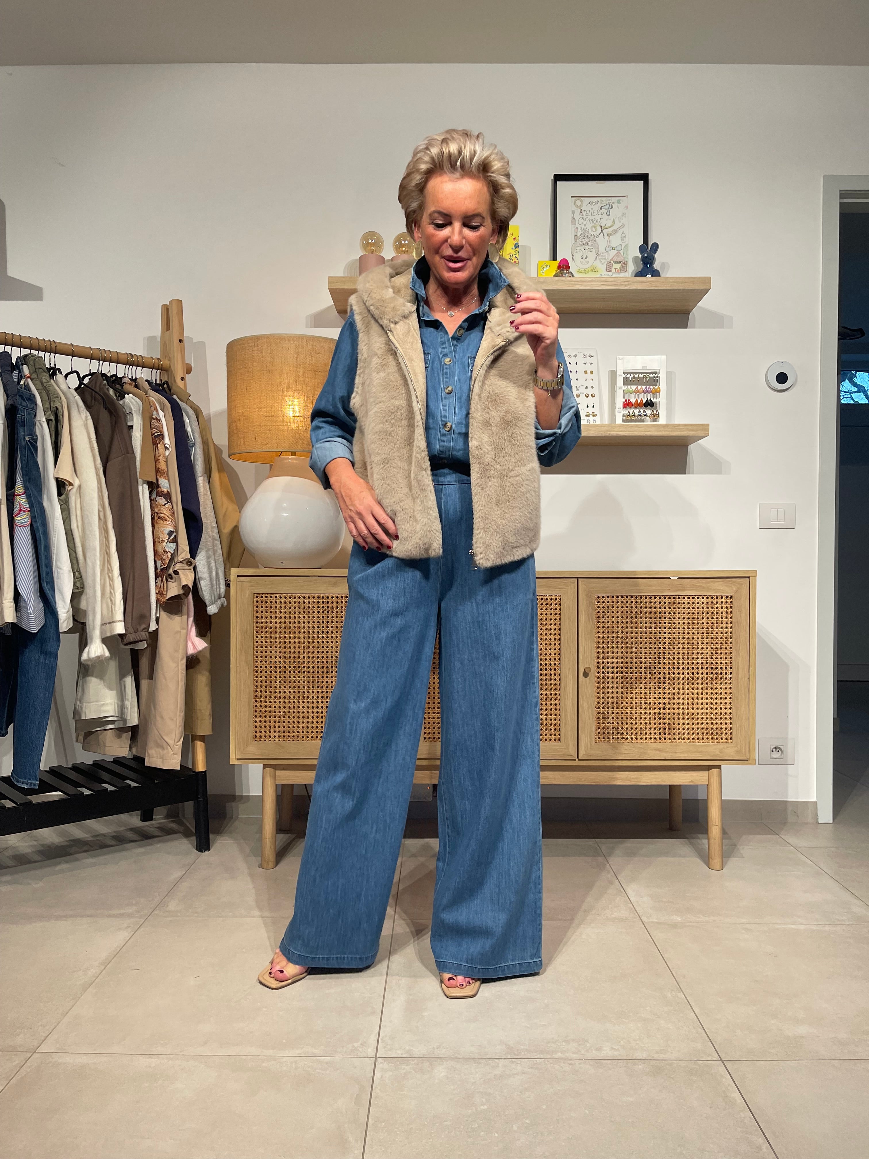 Oversized hemd "Jeans lover"