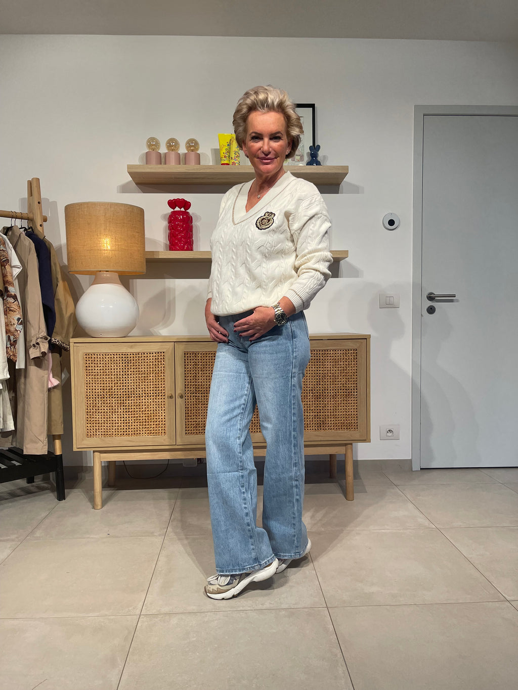Broek "Bleu Happy"