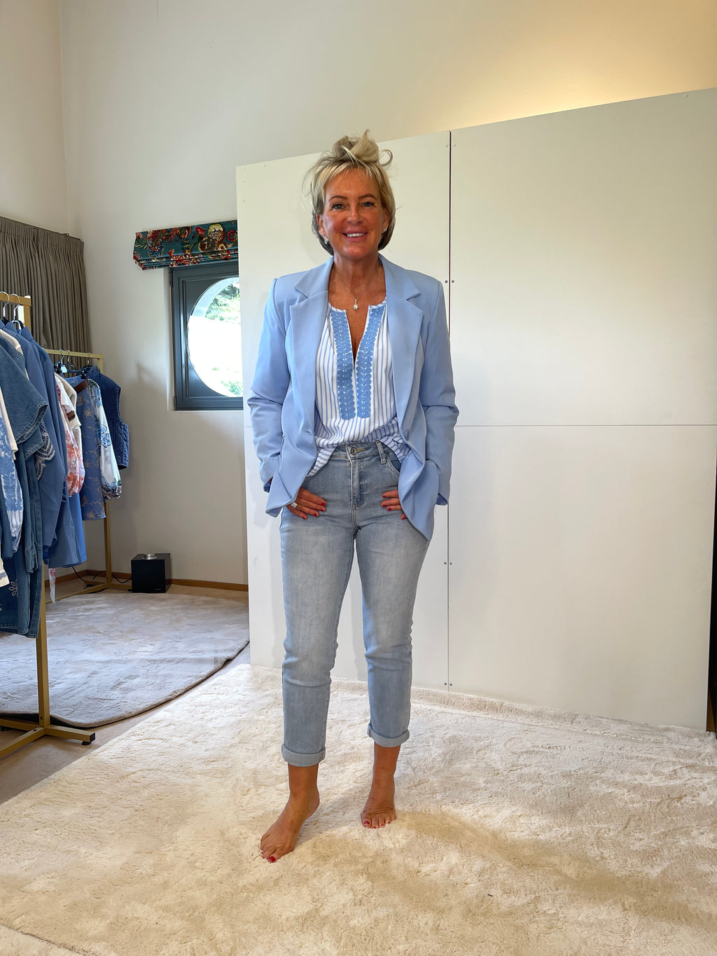 Broek "Toxic Blue"
