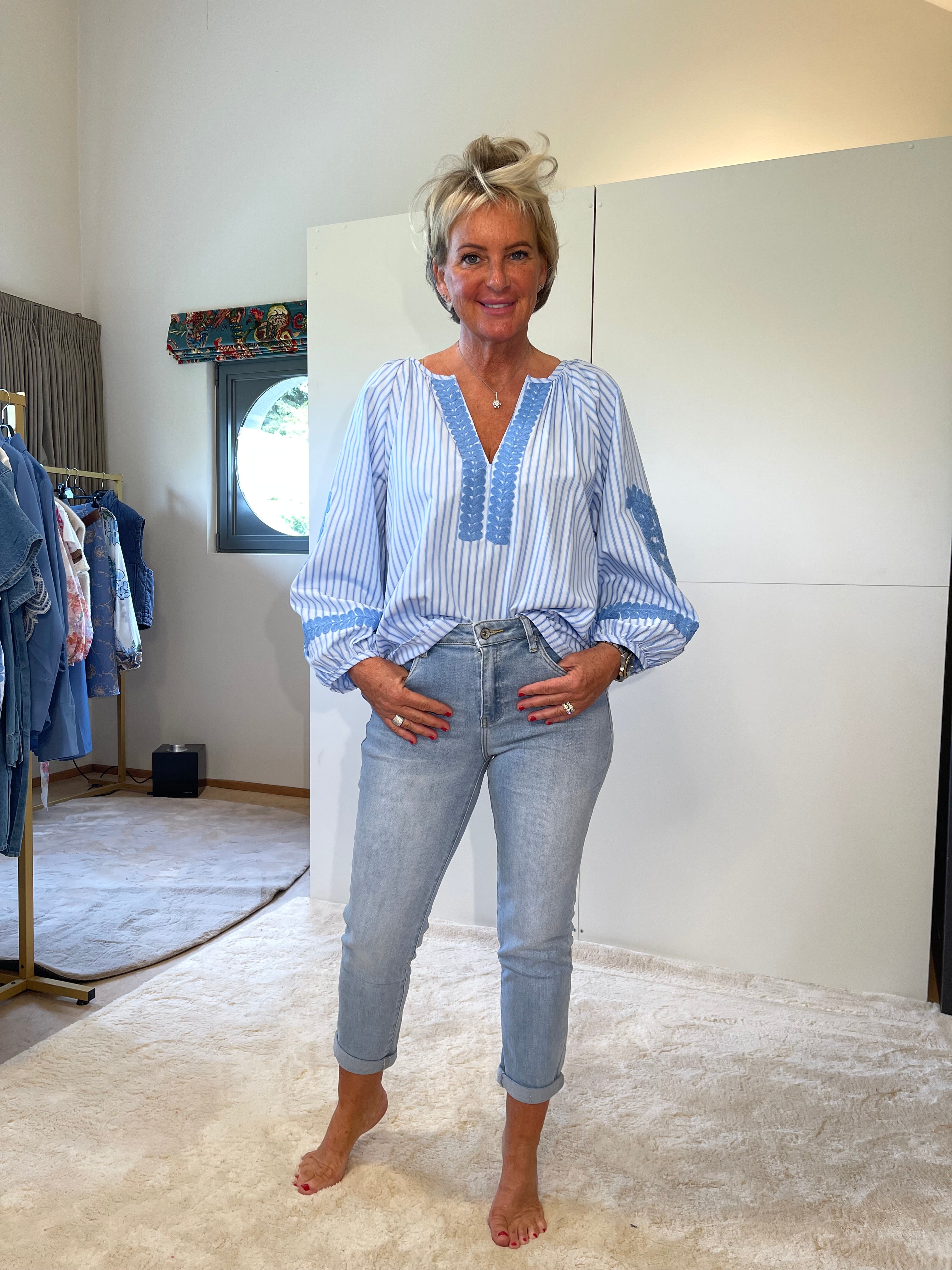 Broek "Toxic Blue"